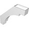 Ekena Millwork 6-in. W x 32-in. D x 32-in. H Merced Architectural Grade PVC Knee Brace BRCP06X32X32MRC - alternate 2
